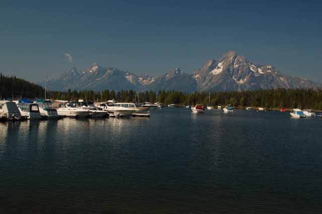 The Tetons at Colter Bay